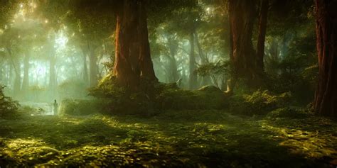 Photography Of Enchanted Forest Unreal Engine 5 Stable Diffusion