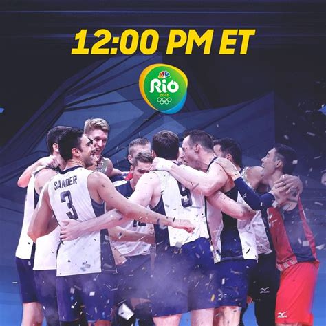 Nbc Olympics On Twitter Usavolleyball Battles Ita For A Spot In The Gold Olympics