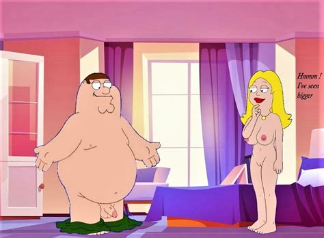 Hentai Busty American Dad Breasts Crossover Erect Nipples Family Guy