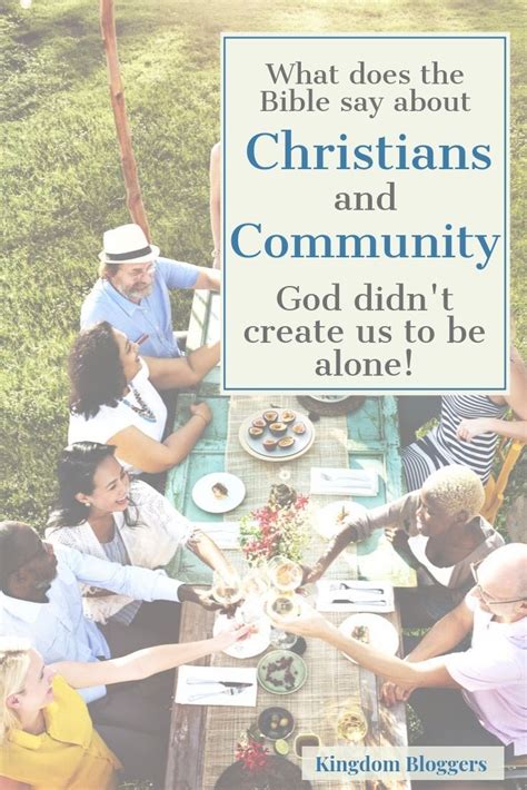 God the father ordained the institution of marriage and designed for us to live within families. What Does The Bible Say About Community | Bible, Christian ...