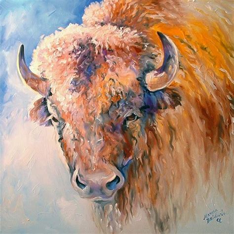 White Buffalo Ii By Marcia Baldwin From Western Art By M Baldwin