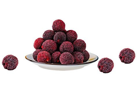 A Plate Of Bayberry Fruit Waxberry Fruit Food Png Transparent Image