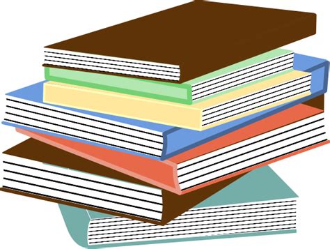 Stack Of Books Clip Art Free Vector 4vector