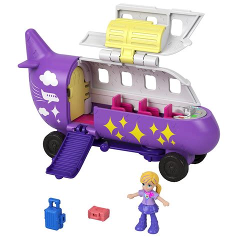 Polly Pocket Pollyville Airplane With Micro Polly Doll Walmart Canada