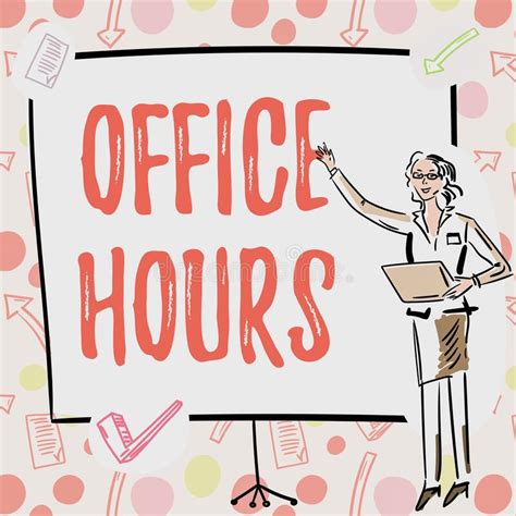 Conceptual Caption Office Hours Concept Meaning The Hours Which