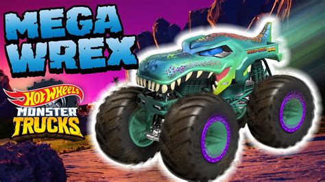 The Best Of Mega Wrex Monster Trucks Hot Wheels Youtube