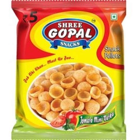 Gopal Namkeen Snacks Pellets Tomato Snack Pellets Cup Tasty Delicious Favour Premium Natural