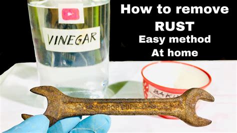 How To Remove Rust Using Vinegar At Home Easy Method Its 100 Working