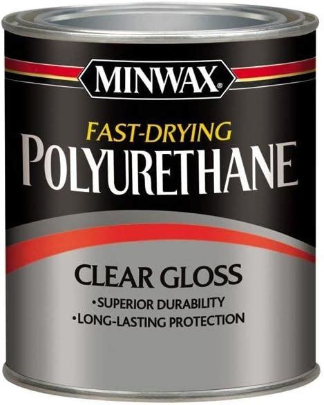 Minwax 63000 Fast Drying Polyurethane Clear Gloss Quart By Minwax