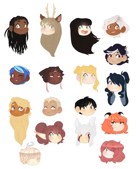 Many Faces Of Many Peoplepng By Occasionaladopts On Deviantart