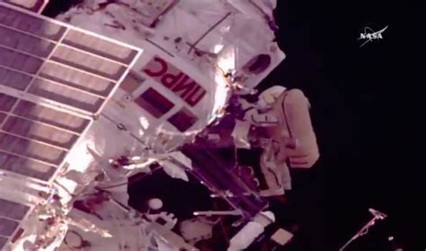 two russian cosmonauts successfully completed long spacewalk