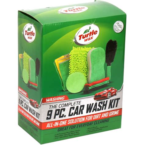Turtle Wax Complete Pc Car Wash Kit Cleaning Detailing Patio