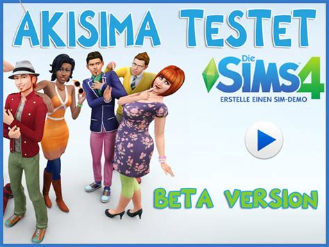 Akisima Testet Create A Sims Für Die Sims 4