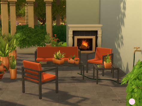 Simply be aware that growing wishes can suddenly add square footage you didn't anticipate or want. Kern Patio Set by DOT at TSR » Sims 4 Updates