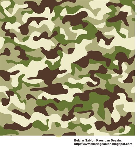 Free Downloads Camouflage Army Pattern Vector Sharing Ilmu Sablon