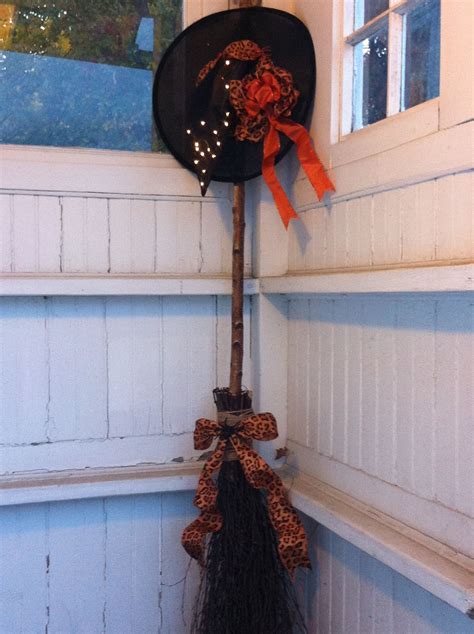 Witches Broom And Hat Made It This Afternoon Pretty Proud Of Myself
