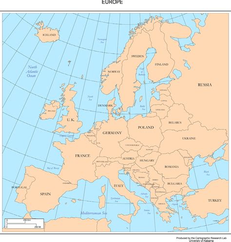 Map Of Europe To Label Latest News