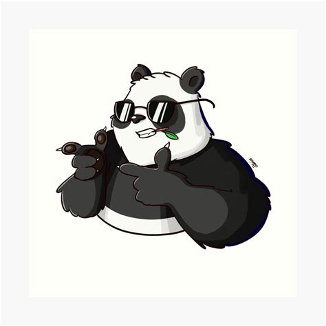 Swag Panda Kunstdruck Von Missheythere Redbubble