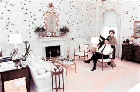 President Reagans White House Bedroom Had Global Flair Architectural