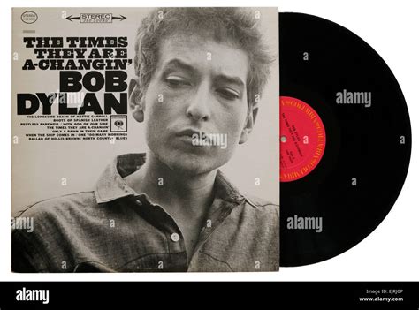 Bob Dylan The Times They Are A Changin Album Stock Photo 80424758 Alamy