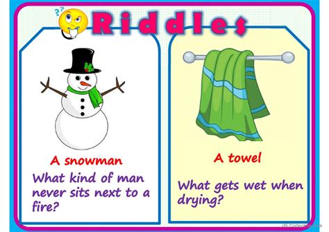 Riddles Guess The Answer Game Gene English Esl Powerpoints