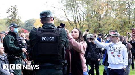 Coronavirus Arrests At Stormont Protest