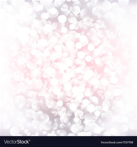 White And Pink Bokeh Background Royalty Free Vector Image