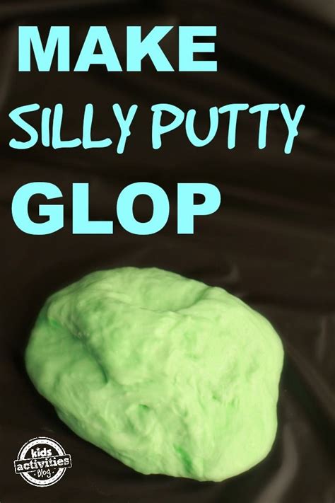How To Make Silly Putty Putty Recipe Silly Putty Recipe Diy Silly Putty