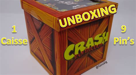 Unboxing Set De 9 Pins Crash Bandicoot N Sane Trilogy