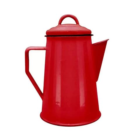 Bule Esmaltado Retrô Vermelho 1250ml Yazi