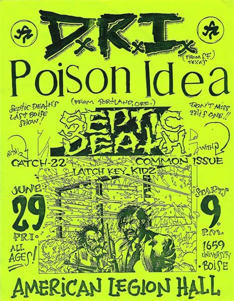 Old Punk Flyers Punk Poster Band Posters Punk Art