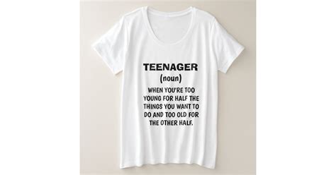 Funny Teenager Definition T Shirt Zazzle