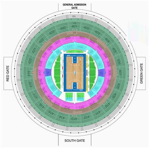 Araneta Coliseum Seating Chart Ponasa