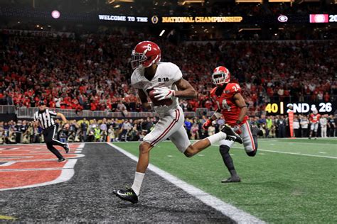 Total Pro Sports Heres The 41 Yard Td Pass That Won Alabama The