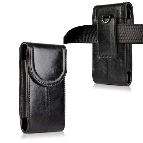 Iphone 8 Plus 7 Plus 6s Plus Belt Holster Vertical Premium Leather