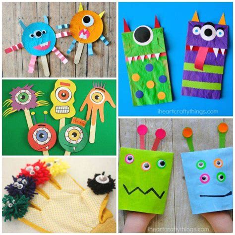 Monstrous List Of Monster Crafts For Kids Monster Crafts Crafts For