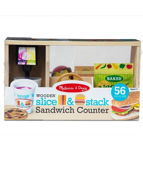 Melissa And Doug Slice Stack Sandwich Counter And Reviews All Toys Macys