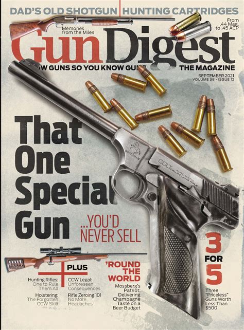 Gun Digest Magazine September 2021 Digital Pdf Download Gundigest