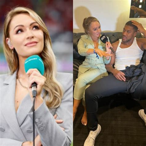 She Wants The D Fans React After Anthony Joshua And Sports Presenter Laura Woods Flirt With