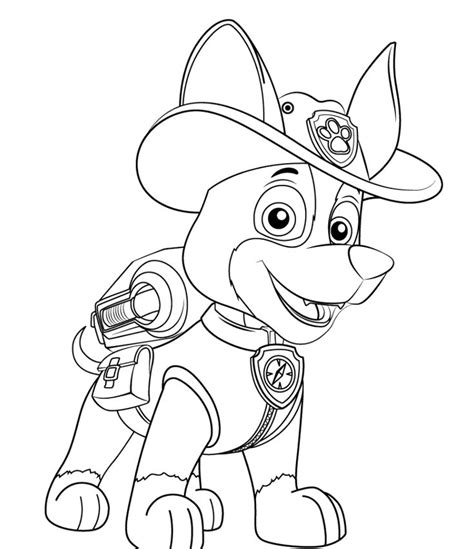 Feel free to print and color from the best 40+ paw patrol coloring pages pdf at getcolorings.com. PAW Patrol New Pup Tracker Coloring Page | Paw patrol ...