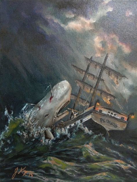 Moby Dick Oil Painting In David Ks Miscellaneous Greatness Comic Art