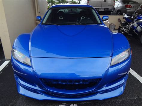 Butterscotch pearl tri stage base clear kit. Repaint: Electric Blue Pearl! - RX8Club.com