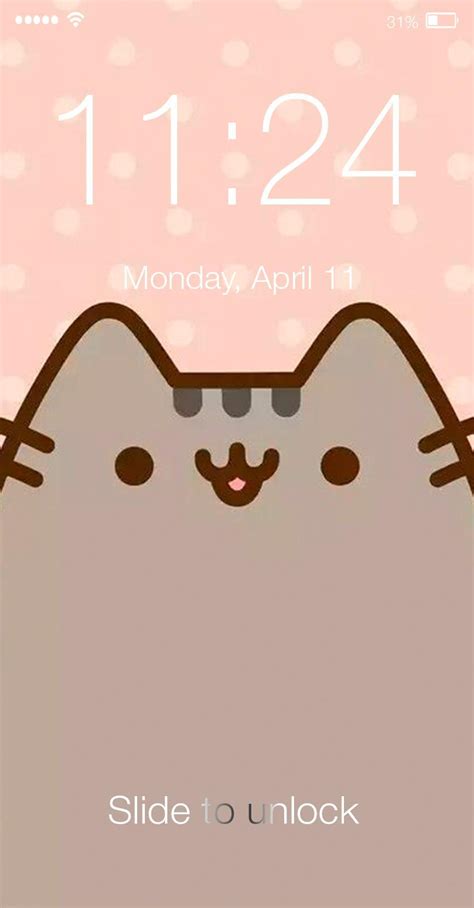 14 Lock Screen Kawaii Anime Cute Cat Wallpaper Pics