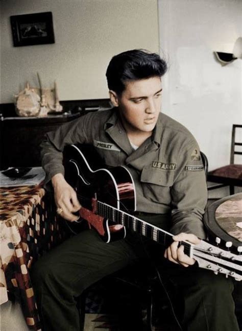 Beautiful Color Photos Show Elvis Presley As A Young Man