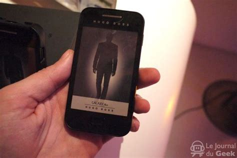 Un Samsung Galaxy Ace Hugo Boss À Lire