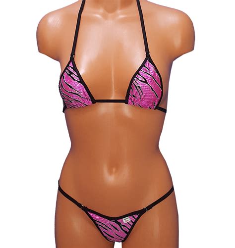 Xposed Skinz Bikinis X100 Vixen G String Micro Tbolt Bikini Thong Ho