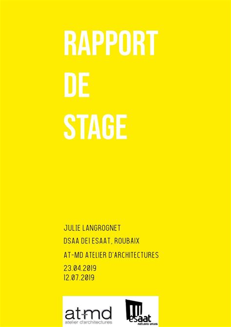 Rapport De Stage 2019 By Julie L Issuu