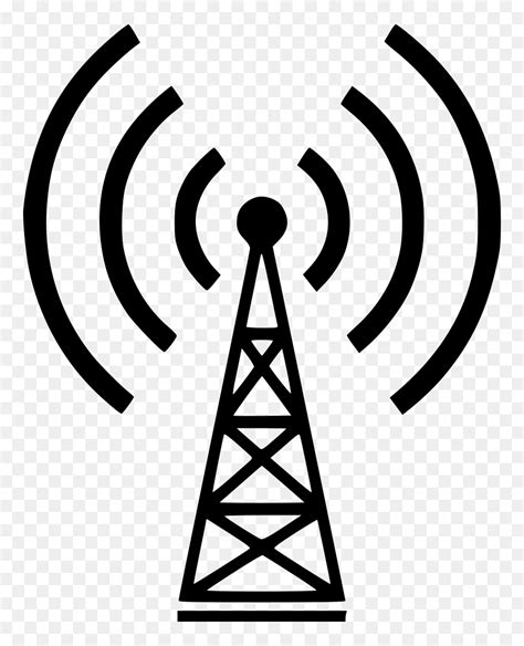 Antenna Icon Png Radio Tower Clipart Transparent Png Vhv