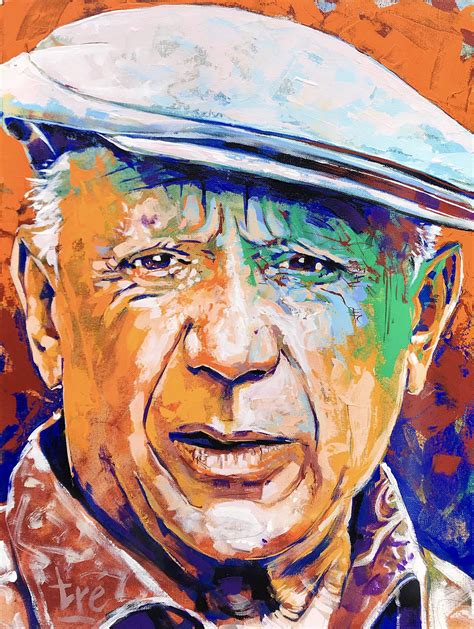 Pablo Picasso Acrylic Painting Potrait Painting Portrait Art Portrait Painting