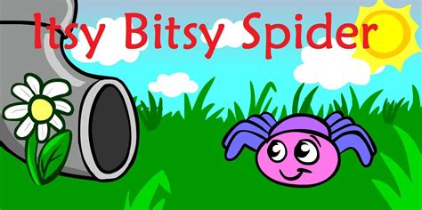Itsy Bitsy Spider Traditional Kids Learning Videos Spider Song Rhymes
